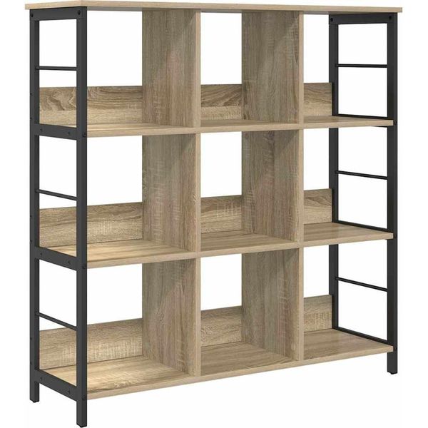 Vidaxl Libreria Rovere Sonoma 102 X 32 X 104,5 Cm Materiale A Base Di Legno-image