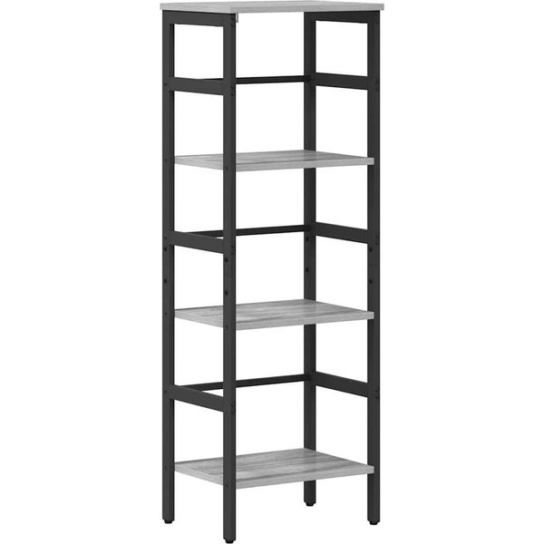 Vidaxl Libreria Grigio Sonoma 40 X 29,5 X 115 Cm Materiale A Base Di Legno-image
