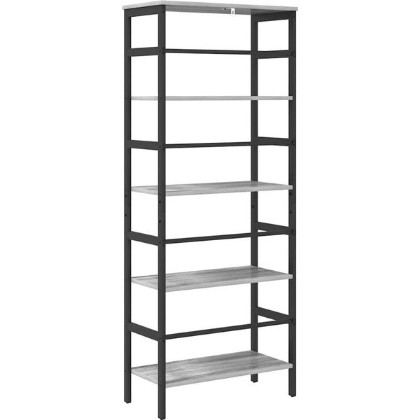 Vidaxl Libreria Grigio Sonoma 60 X 29,5 X 149 Cm Materiale A Base Di Legno-image