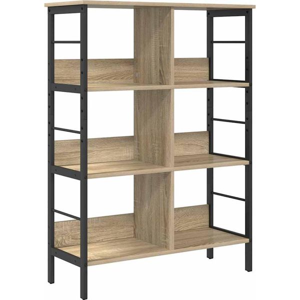 Vidaxl Libreria Rovere Sonoma 82 X 32 X 112 Cm Materiale A Base Di Legno-image