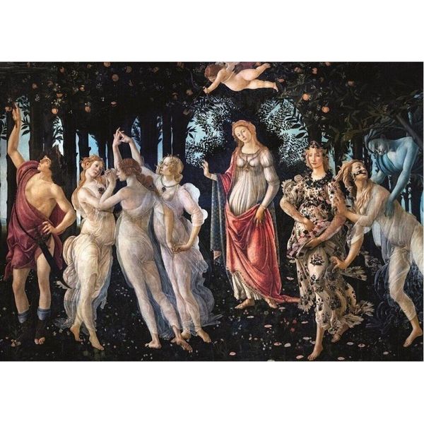 Puzzle D'arte Sandro Botticelli - La Primavera - 2000 Pezzi-image