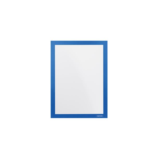 Magnetoplan 1131903 2 Magnetoplan Cornice Magnetica Autoadesiva Magnetofix Blu A4-image