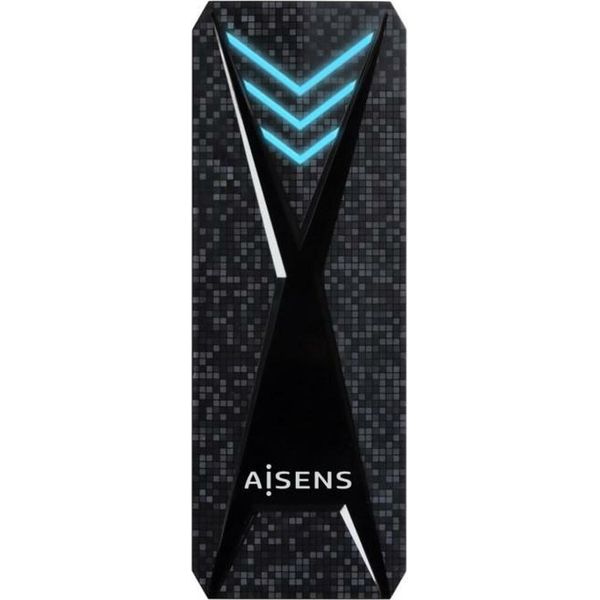 Aisens ASM2-RGB013B/ Usb 3.2 Gen2/ Involucro Ssd M.2 Nvme Esterno Senza Viti-image