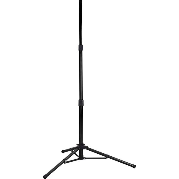 Led Treppiede Da Lavoro Per Faretti Led Da Cantiere Treppiede Telescopico Pieghevole Da 5 Kg, Acciaio Nero-image
