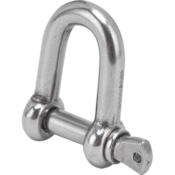 Vite Pin Ancoraggio Grillo In Acciaio Inox A Forma Di Ds Arco Grillo Per Catene Campeggio All'aperto Corda Di Sopravvivenza (M6)-image