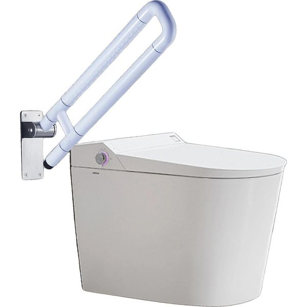 Corrimano Per Bagno, Montaggio A Parete, Portata 226,8 Kg, Bianco-image