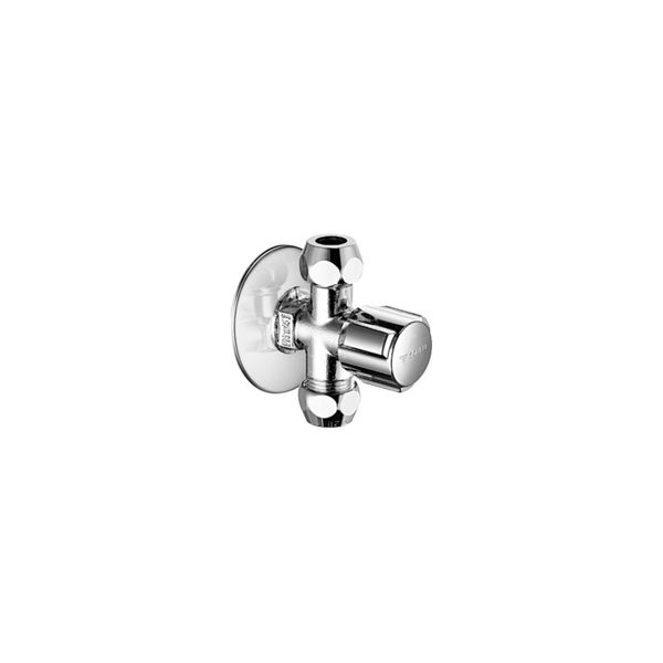 Schell Eckventil Comfort G 1/2 Agxg 3/8 Ag, M 2 Abg., Verchromt (049910699)-image