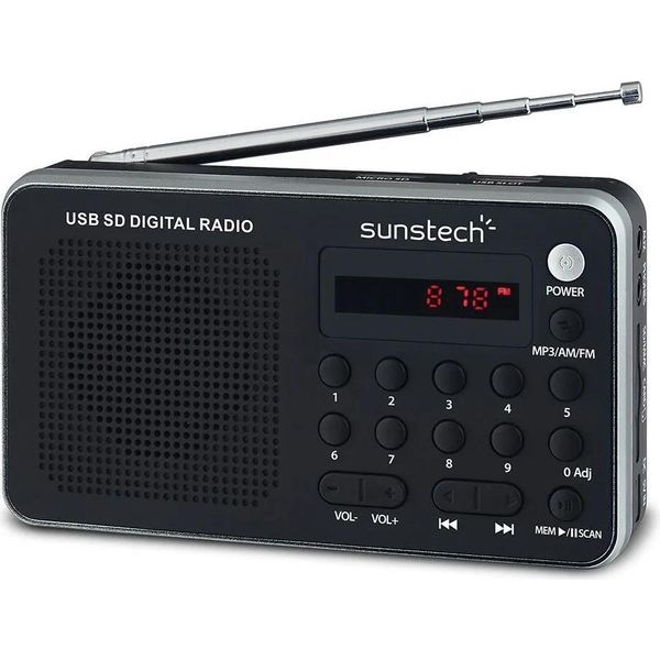 Radio Portatile Sunstech RPD32SL/ Argento-image