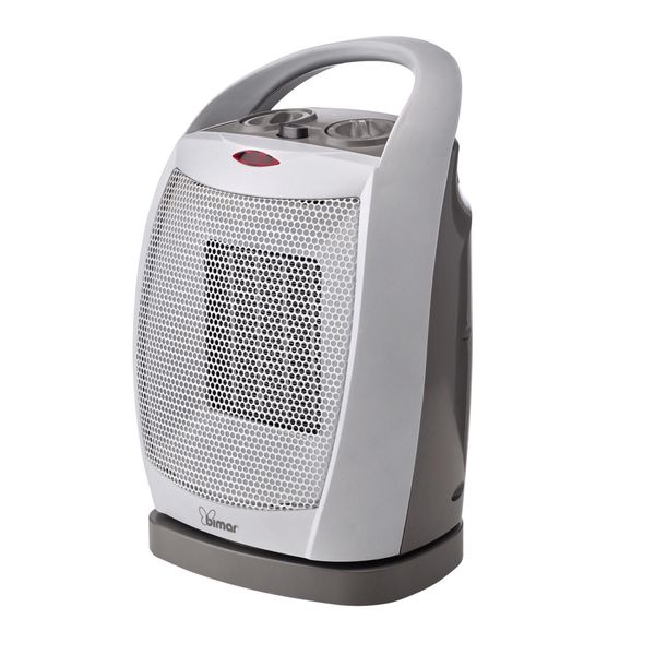 Bimar HP104 Termoventilatore Ceramico 2000W Oscillante 180° Per Interni Grigio-image