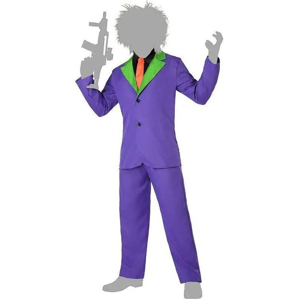 Atosa Costume Da Clown Viola Blu XS-S Blu XS-S-image