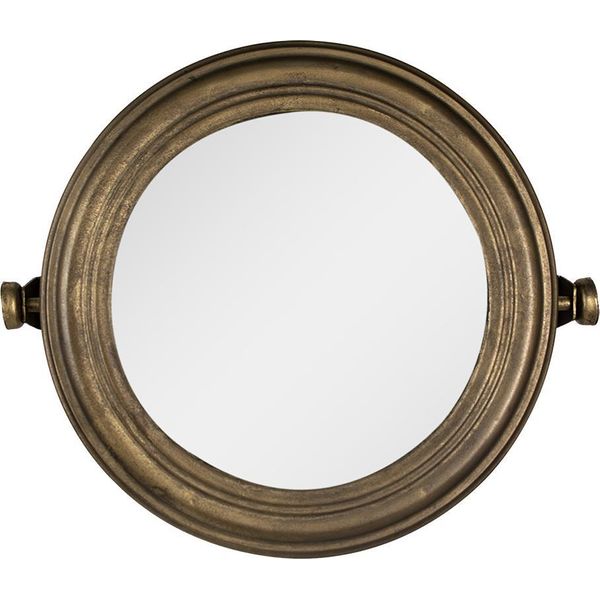 Specchio Clayre & Eef Ø 25 Cm Ferro Color Oro-image