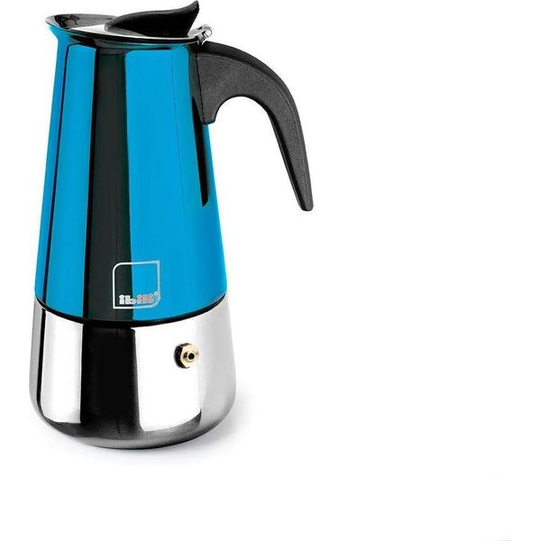 Ibili Moca Blue Caffettiera 2 Tazze Trasparente Trasparente Taglia Unica-image