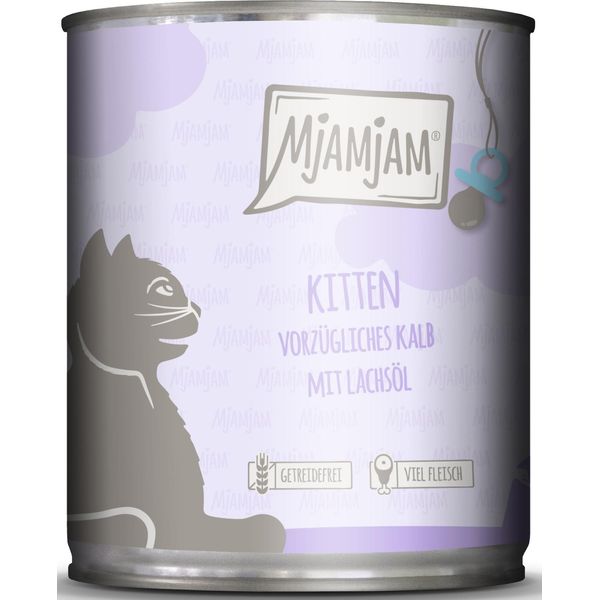 Mjamjam 800Gx6 Kitten Delizioso Vitello E Salmone-image