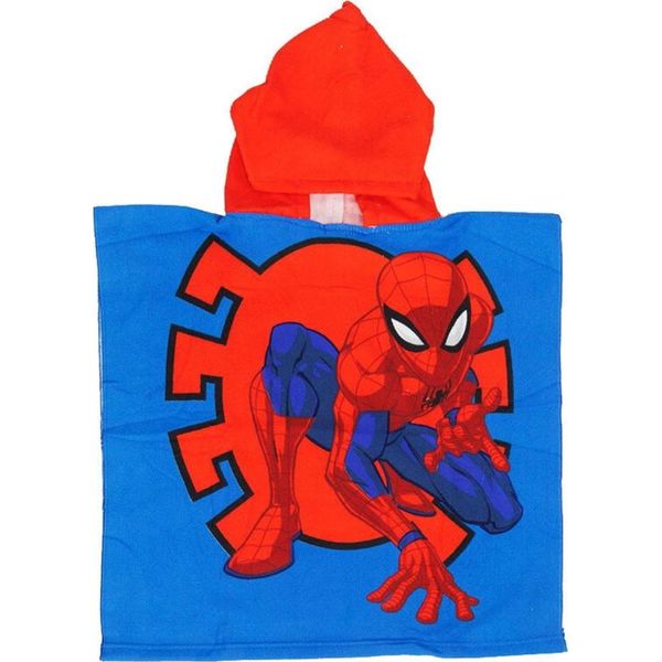 Telo Mare Poncho Spiderman 55X110 Cm-image