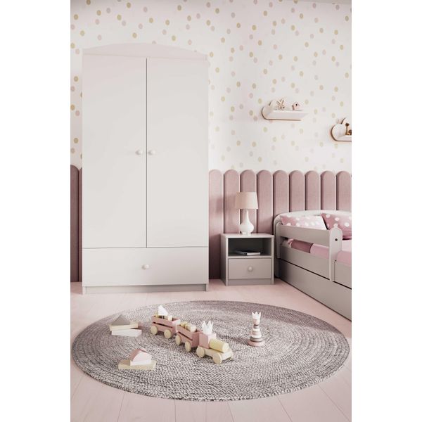 Armadio Per Bambini Armadio Ad Ante Battenti Babydreams Armadio Basic Bianco-image
