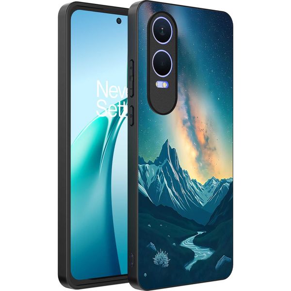 Smartphonica Custodia Per Telefono Adatta A Oneplus Nord Ce 4 Lite Con Impronta Di Cielo Stellato - Custodia Backcover In Tpu Con Design Spaziale E A Forma Di Via Lattea-image