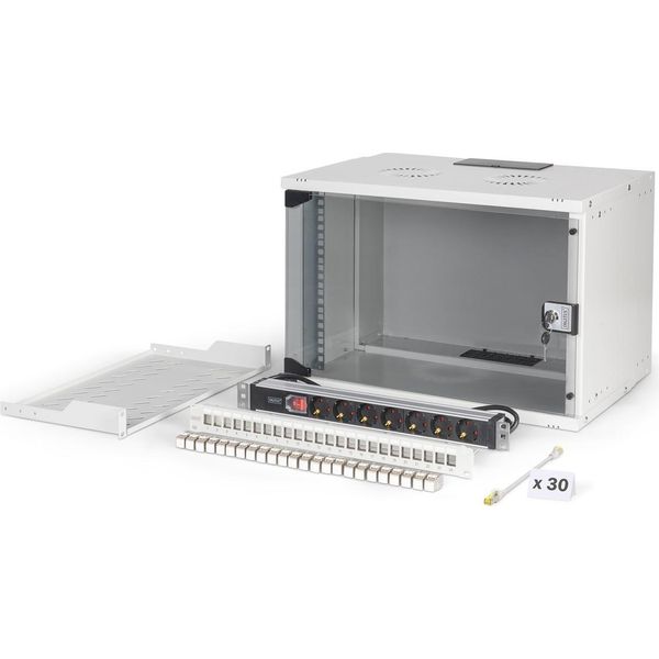 Digitus DN-49202-SET Digitus Netzwerk-Set 483 Mm (19") - 7HE, 540X400 Mm (Bxt) We"-image