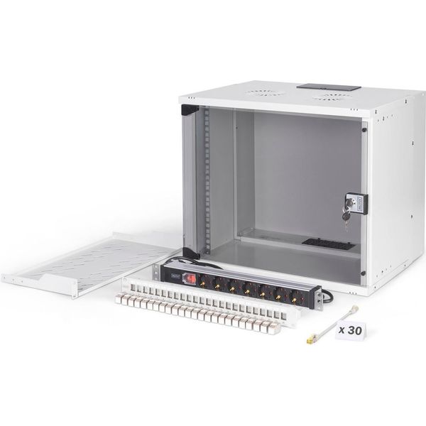 Digitus DN-49204-SET Digitus Netzwerk-Set 483 Mm (19") - 9HE, 540X400 Mm (Bxt) We"-image