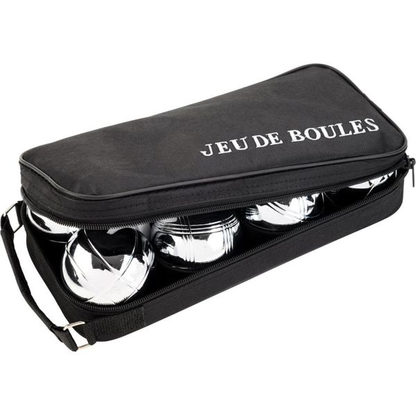 Set Da Bocce - 8 Palline In Sacchetto Nero Con Zip-image