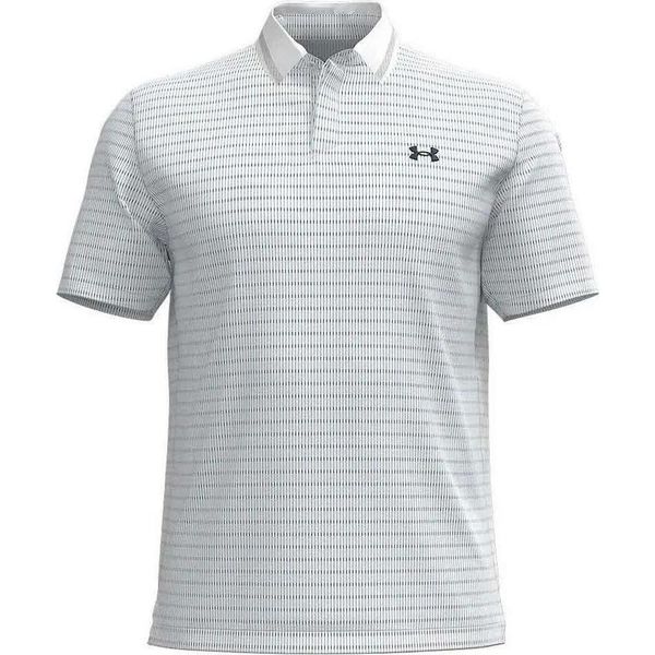 Under Armour Golf Drive Chill Printed Kurzarm-Poloshirt Grau L Herren Grau L-image