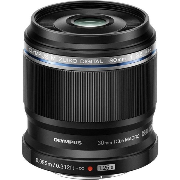 Olympus M.Zuiko Digital Ed 30Mm 1:3.5 Macro Milc Obiettivo Macro Nero-image