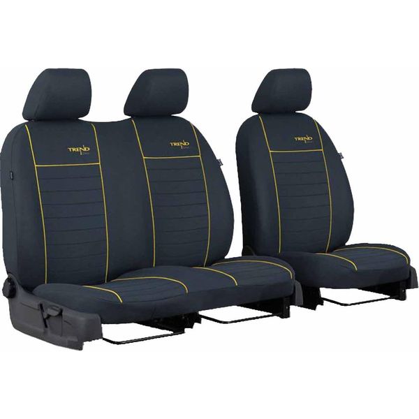 Coprisedili Auto Coprisedili Universali Per Iveco Daily Iv Bus Transporter Giallo-image