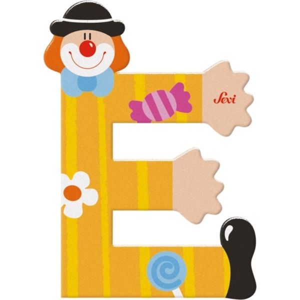 Trudi Lettere Di Legno Clown : Lettera E Ordinamento Delle Lettere: Lettera E-image