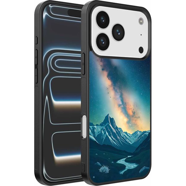 Adatto Per Iphone 17 Pro Custodia Del Telefono Con Impronta Del Cielo Stellato - Custodia Backcover In Tpu Con Design Spaziale E A Forma Di Via Lattea - Smartphonica-image