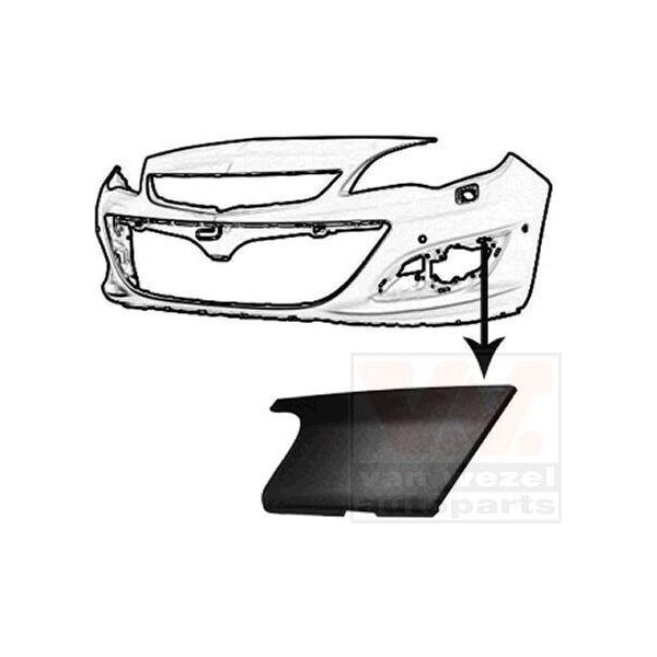 Van Wezel 3753491 Copertura Paraurti Anteriore Sinistra Per Opel Astra J Sports Tourer (P10) Astra J Astra J Berlina-image