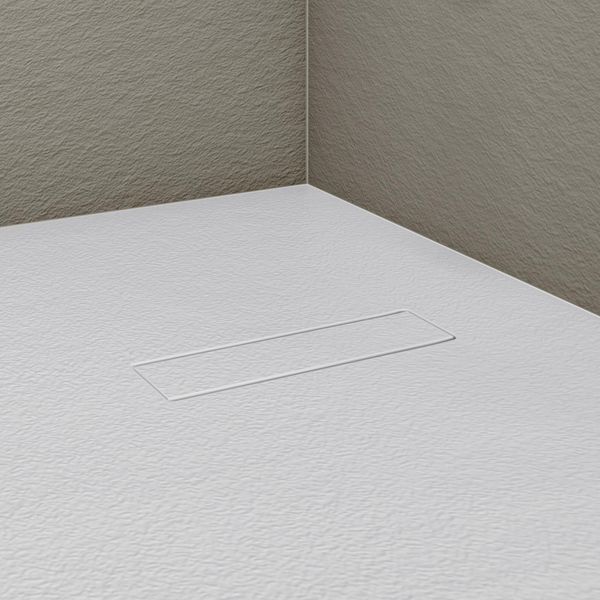 Piatto Doccia Soma Bianco Extrapiatto Effetto Pietra 120X90-image