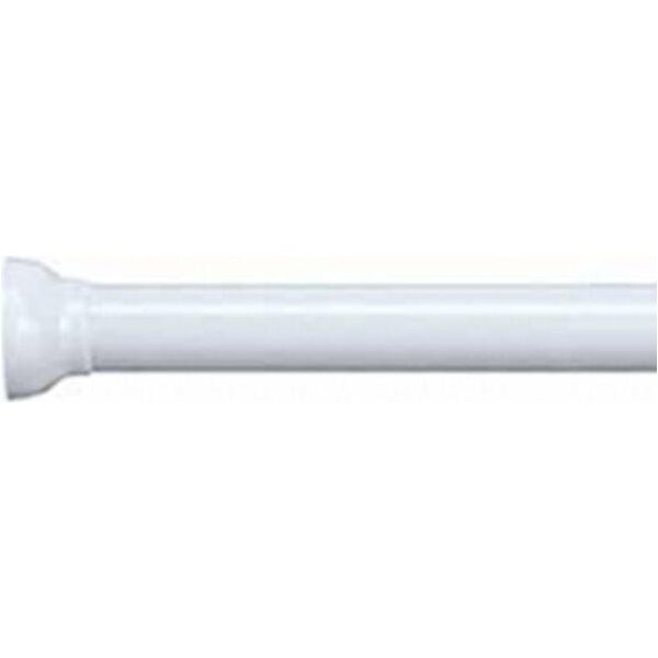 Asta Telescopica Per Doccia Spirella Asta Per Tende Da Doccia Kreta, Asta Telescopica Antigraffio Campo Di Regolazione 75 - 125 Cm Ø 21 Mm Alluminio Bianco-image