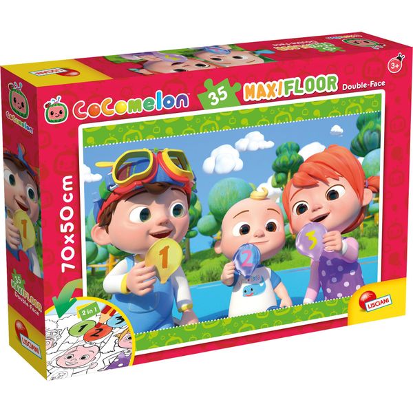 Cocomelon Puzzle Maxi 35 Numeri 2In1 70X50 Cm-image