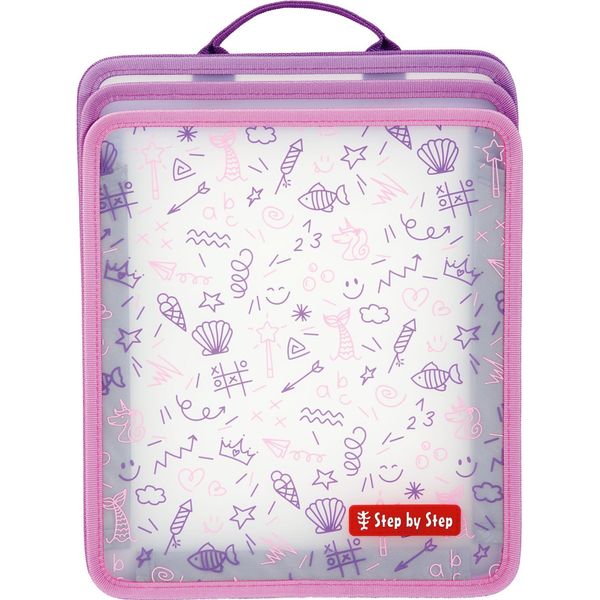 Step By Step Scatola Per Quaderni Foldable Folder Box Pink Lilla-image