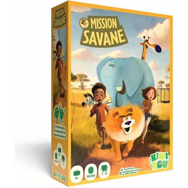 Blackrock Games Mission Savane, Gioco Di Carte, 5 Anni, 15 Minuti, 15 Minuti-image