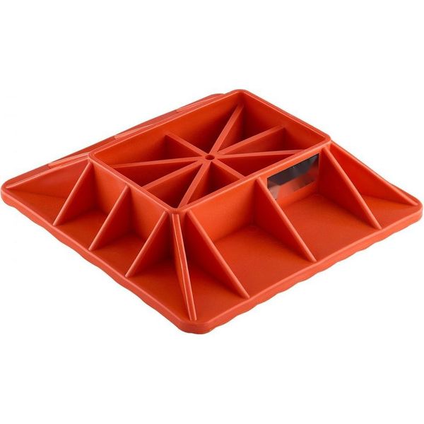 Cric Fuoristrada Rosso 3175,2 Kg - Base Per Cric Ad Alto Sollevamento Con Supporto Per Maniglia - Per Martinetti Per Impieghi Gravosi-image