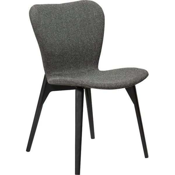 (Set Di 2) Sedia Da Pranzo Paragon Dan-Form Bouclé Grigio Scuro.-image