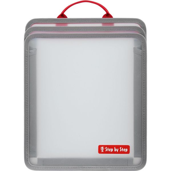 Step By Step Scatola Per Quaderni Foldable Folder Box Transparent Bianco-image