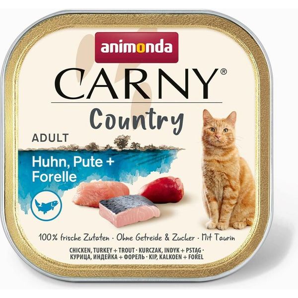 Animonda Carny Adult Country Poulet, Dinde & Truite 100Gx32-image