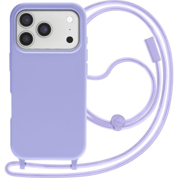 Avizar, Custodia Per Iphone 17 Pro Max Soft-Touch Con Cinturino, Lavanda-image