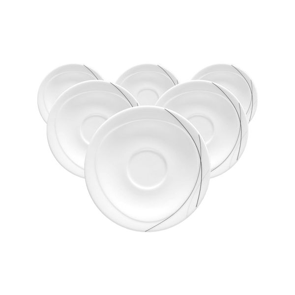 Seltmann Weiden FrüHstüCksuntertassen Trio Highline ø 17,5 Cm 6Er Set-image