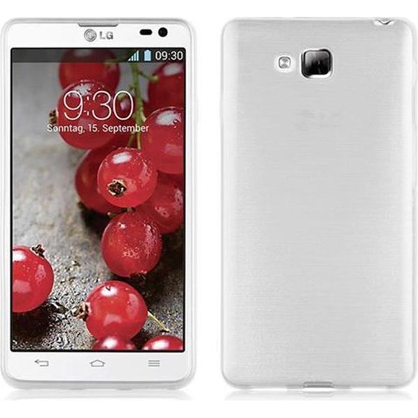 Custodia Cadorabo Per Lg L9 Ii Cover Protettiva In Argento Custodia Protettiva In Silicone Tpu Cover-image