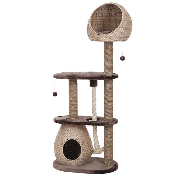 Albero Tiragraffi Nobby Classic "Zada" Grigio Scuro; 50 X 50 X 145 Cm-image