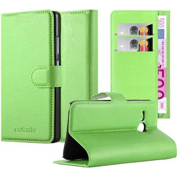 Cadorabo Custodia Per Htc One M8 Mini Custodia Protettiva In Verde Custodia Per Cellulare Cover Chiusura Magnetica-image