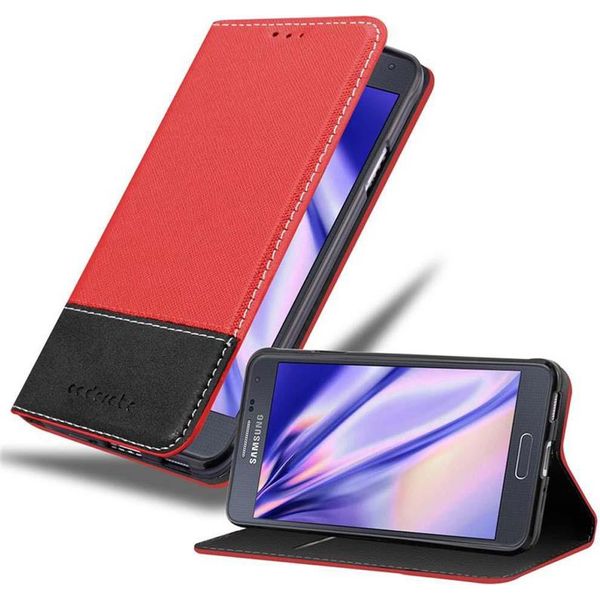 Cadorabo Custodia Per Samsung Galaxy Alpha Custodia Protettiva In Rosso Shandy Custodia Custodia A Libro Custodia In Similcuoio-image
