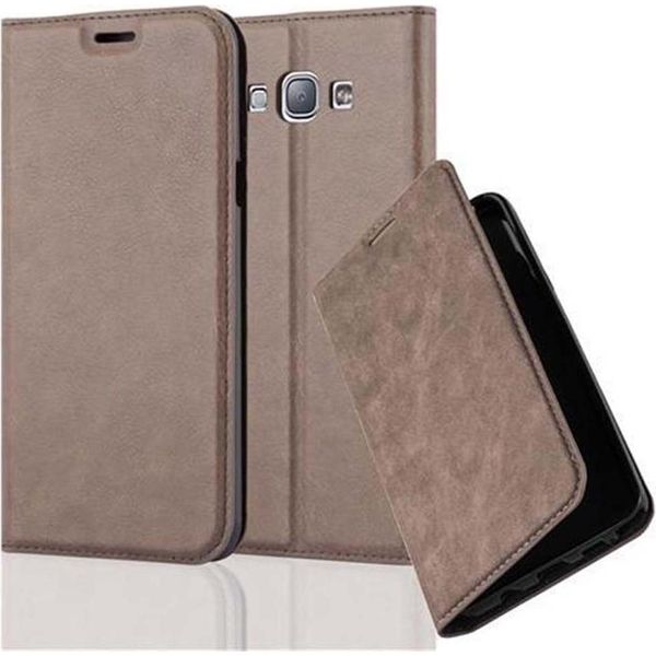 Cadorabo Custodia Per Samsung Galaxy A8 2015 Custodia Protettiva In Marrone Custodia Per Cellulare Cover Chiusura Magnetica-image