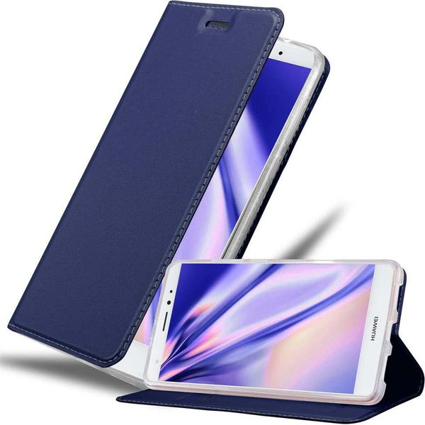 Cadorabo Custodia Per Cellulare Per Huawei Mate S Custodia Protettiva In Blu Cover Etui Book Case Booklet-image