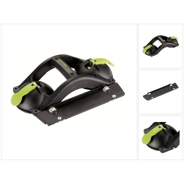 Festool Gecko Dosh-Set Doppia Ventosa (50 Kg Capacità Di Carico) + Adattatore Fs ( 493507 )-image
