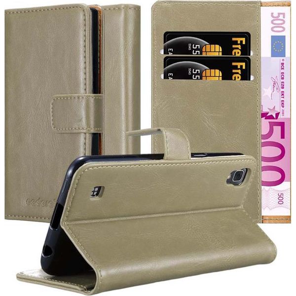 Cadorabo Cover Per Lg X Power Cover Protettiva In Marrone Cover Per Cellulare Cover Libro Custodia-image