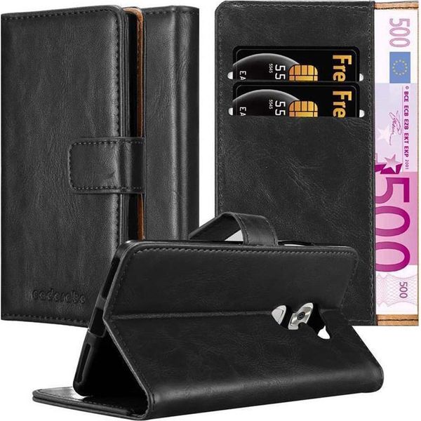 Cadorabo Cover Per Huawei Mate S Cover Protettiva In Nero Cellulare Cover Libro Custodia Custodia-image