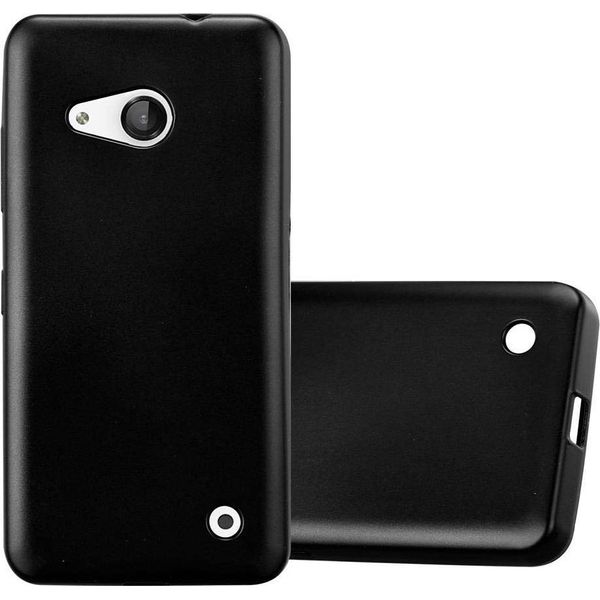Cadorabo Custodia Protettiva Per Nokia Lumia 550 Cover In Nero Custodia Del Telefono Cellulare Tpu Custodia In Silicone Cover Case-image